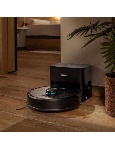 Cecotec Conga Y50 Robot Aspirador con Base Autovaciado con Motor de Succión 5000Pa