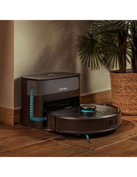 Cecotec Conga Y50 Robot Aspirador con Base Autovaciado con Motor de Succión 5000Pa
