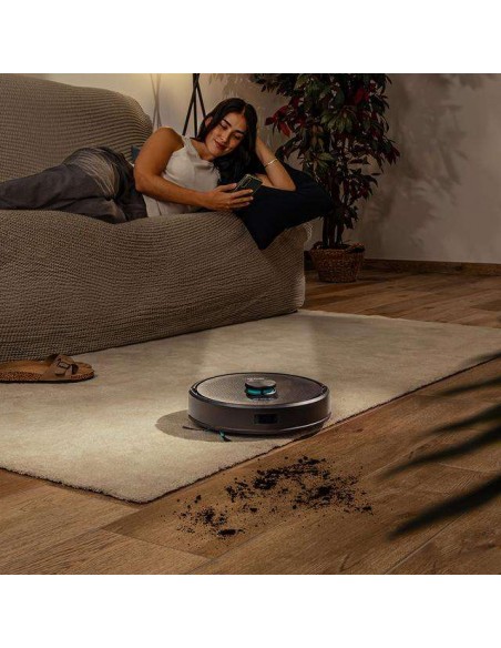Cecotec Conga Y50 Robot Aspirador con Base Autovaciado con Motor de Succión 5000Pa