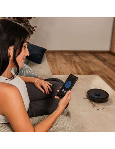 Cecotec Conga Y50 Robot Aspirador con Base Autovaciado con Motor de Succión 5000Pa