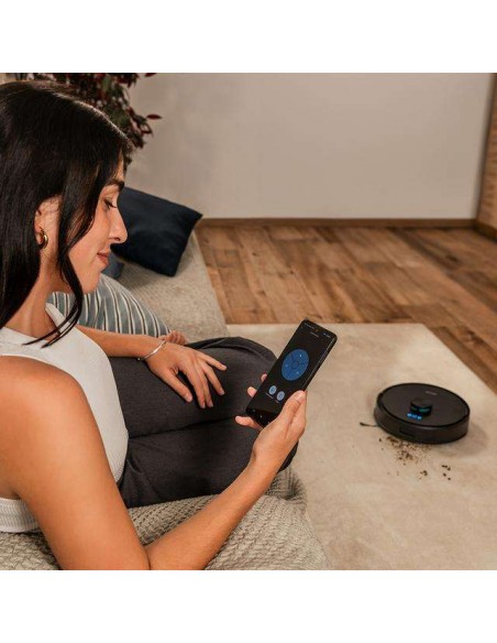 Cecotec Conga Y50 Robot Aspirador con Base Autovaciado con Motor de Succión 5000Pa