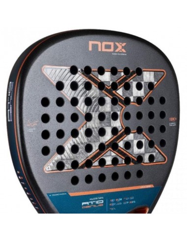 NoxSport AT10 Luxury Genius Attack 18K 2025 (Agustin Tapia) Pala de Pádel