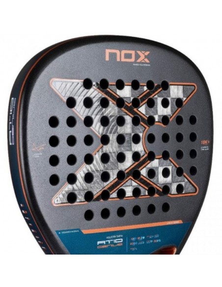 NoxSport AT10 Luxury Genius Attack 18K 2025 (Agustin Tapia) Pala de Pádel