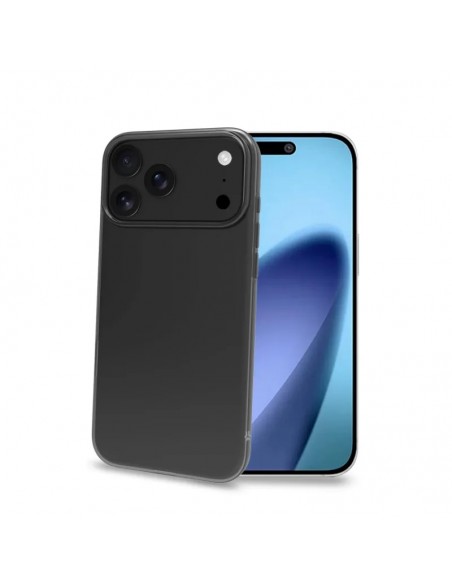 Celly GELSKIN Funda Transparente iPhone 17 Pro Max Negra