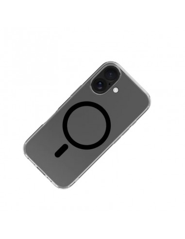 Celly GELSKINMAG Funda Transparente Magsafe Apple iPhone 17 Negra