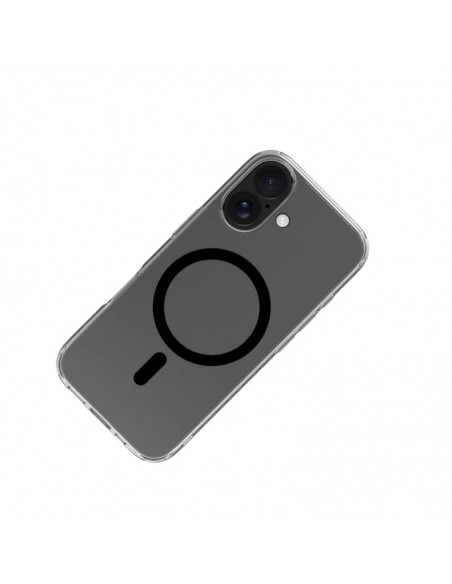 Celly GELSKINMAG Funda Transparente Magsafe Apple iPhone 17 Negra
