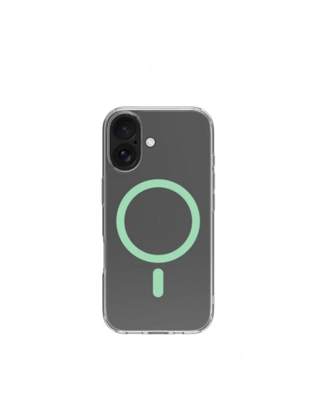 Celly GELSKINMAG Funda Transparente Magsafe Apple iPhone 17 Verde