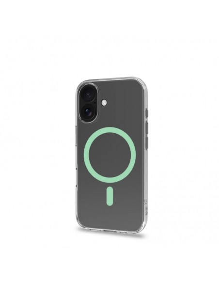Celly GELSKINMAG Funda Transparente Magsafe Apple iPhone 17 Verde