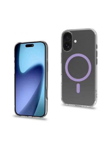 Celly GELSKINMAG Funda Transparente Magsafe Apple iPhone 17 Violeta
