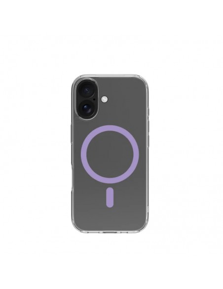 Celly GELSKINMAG Funda Transparente Magsafe Apple iPhone 17 Violeta