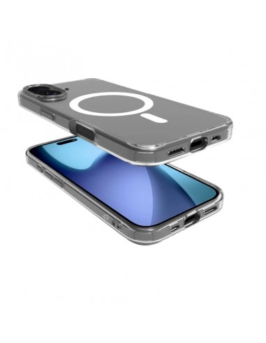 Celly GELSKINMAG Funda Transparente Magsafe Apple iPhone 17 Blanca