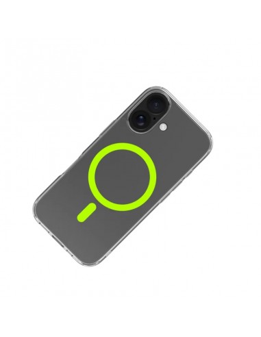 Celly GELSKINMAG Funda Transparente Magsafe Apple iPhone 17 Amarilla