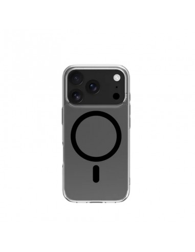 Celly GELSKINMAG Funda Transparente Magsafe Apple iPhone 17 Pro Negra