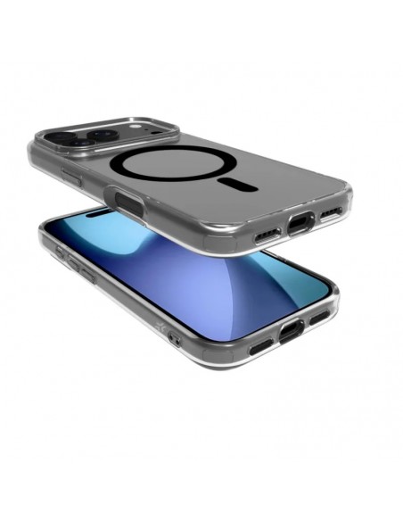 Celly GELSKINMAG Funda Transparente Magsafe Apple iPhone 17 Pro Negra