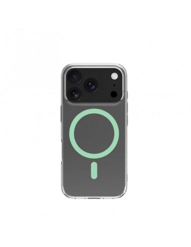 Celly GELSKINMAG Funda Transparente Magsafe Apple iPhone 17 Pro Verde
