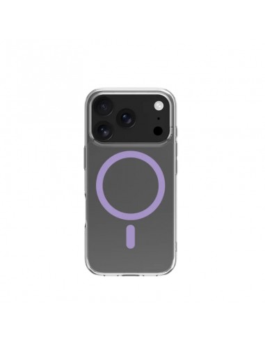 Celly GELSKINMAG Funda Transparente Magsafe Apple iPhone 17 Pro Violeta