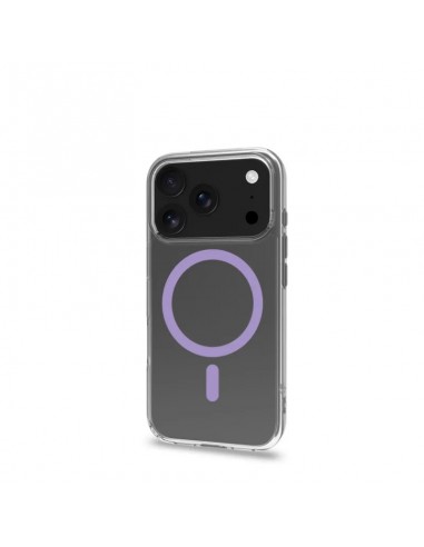 Celly GELSKINMAG Funda Transparente Magsafe Apple iPhone 17 Pro Violeta