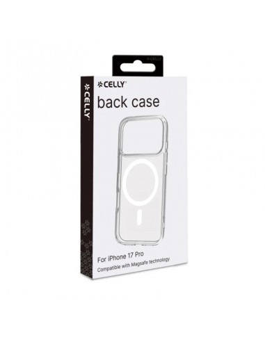 Celly GELSKINMAG Funda Transparente Magsafe Apple iPhone 17 Pro Blanca