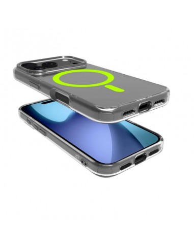 Celly GELSKINMAG Funda Transparente Magsafe Apple iPhone 17 Pro Amarilla