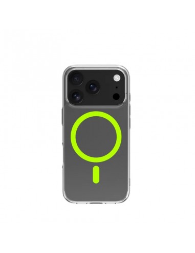 Celly GELSKINMAG Funda Transparente Magsafe Apple iPhone 17 Pro Amarilla