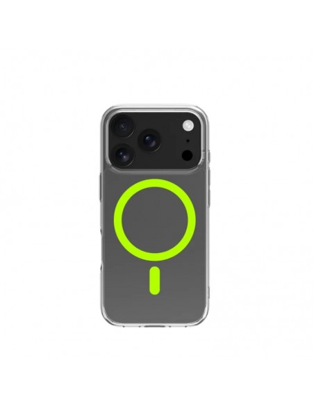 Celly GELSKINMAG Funda Transparente Magsafe Apple iPhone 17 Pro Amarilla