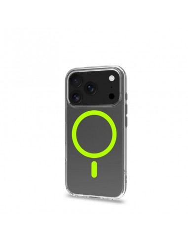 Celly GELSKINMAG Funda Transparente Magsafe Apple iPhone 17 Pro Amarilla