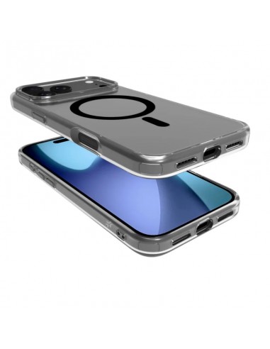 Celly GELSKINMAG Funda Transparente Magsafe Apple iPhone 17 Pro Max Negra