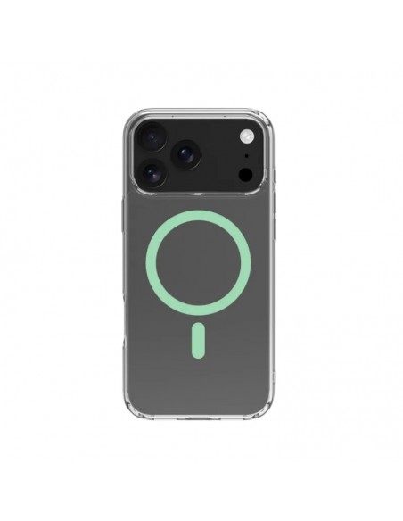 Celly GELSKINMAG Funda Transparente Magsafe Apple iPhone 17 Pro Max Verde