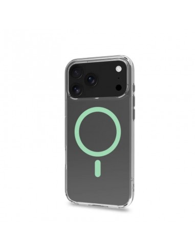 Celly GELSKINMAG Funda Transparente Magsafe Apple iPhone 17 Pro Max Verde
