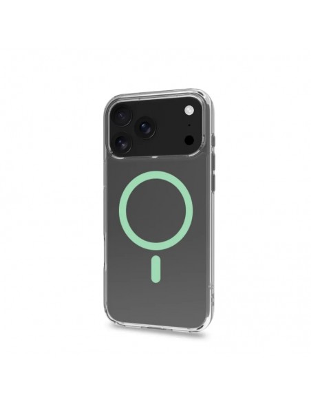 Celly GELSKINMAG Funda Transparente Magsafe Apple iPhone 17 Pro Max Verde
