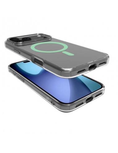Celly GELSKINMAG Funda Transparente Magsafe Apple iPhone 17 Pro Max Verde