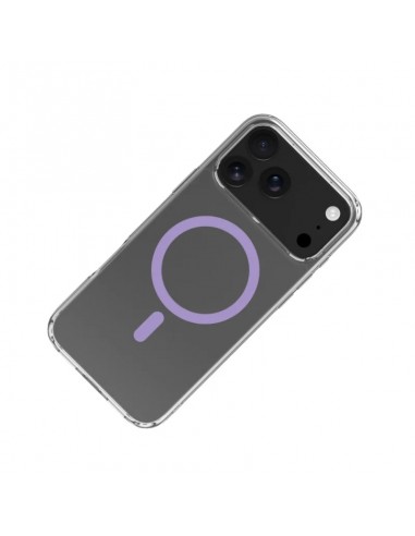 Celly GELSKINMAG Funda Transparente Magsafe Apple iPhone 17 Pro Max Violeta