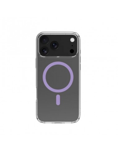 Celly GELSKINMAG Funda Transparente Magsafe Apple iPhone 17 Pro Max Violeta
