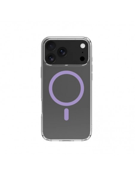 Celly GELSKINMAG Funda Transparente Magsafe Apple iPhone 17 Pro Max Violeta