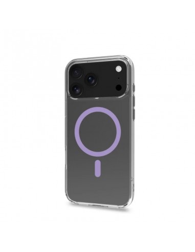 Celly GELSKINMAG Funda Transparente Magsafe Apple iPhone 17 Pro Max Violeta