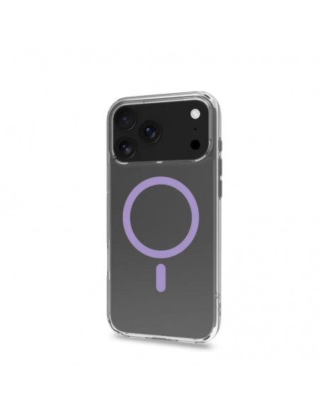 Celly GELSKINMAG Funda Transparente Magsafe Apple iPhone 17 Pro Max Violeta