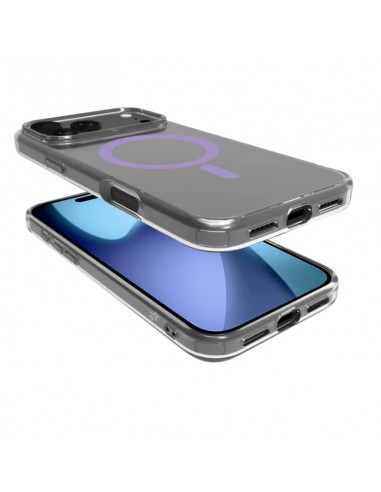 Celly GELSKINMAG Funda Transparente Magsafe Apple iPhone 17 Pro Max Violeta