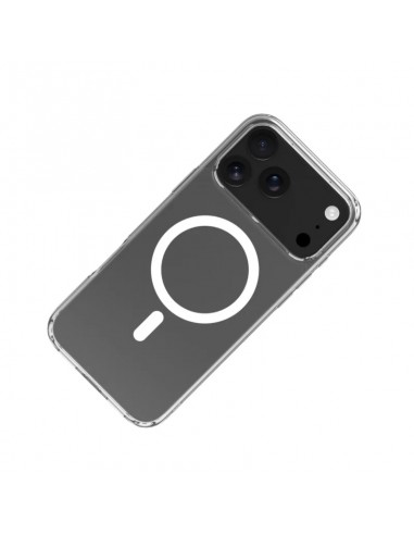 Celly GELSKINMAG Funda Transparente Magsafe Apple iPhone 17 Pro Max Blanca
