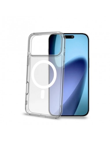 Celly GELSKINMAG Funda Transparente Magsafe Apple iPhone 17 Pro Max Blanca