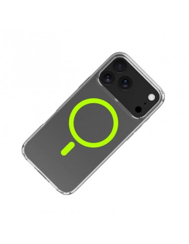 Celly GELSKINMAG Funda Transparente Magsafe Apple iPhone 17 Pro Max Amarilla