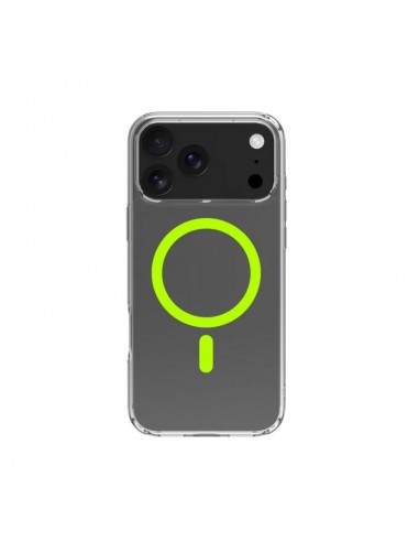 Celly GELSKINMAG Funda Transparente Magsafe Apple iPhone 17 Pro Max Amarilla