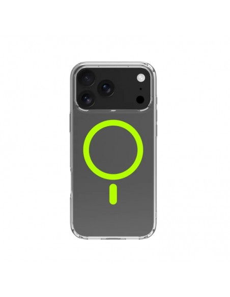 Celly GELSKINMAG Funda Transparente Magsafe Apple iPhone 17 Pro Max Amarilla