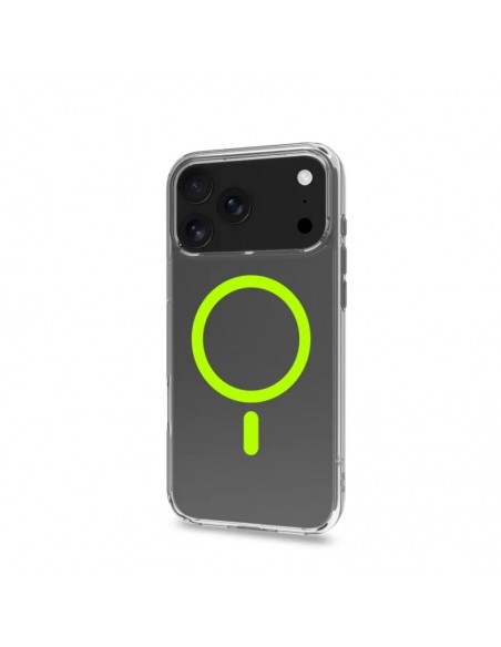 Celly GELSKINMAG Funda Transparente Magsafe Apple iPhone 17 Pro Max Amarilla