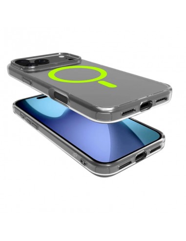 Celly GELSKINMAG Funda Transparente Magsafe Apple iPhone 17 Pro Max Amarilla
