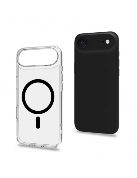 Celly GELSKINMAG Funda Transparente Magsafe Apple iPhone Air Negra