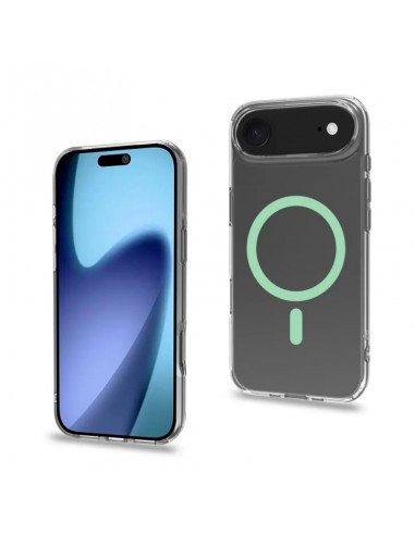 Celly GELSKINMAG Funda Transparente Magsafe Apple iPhone Air Verde