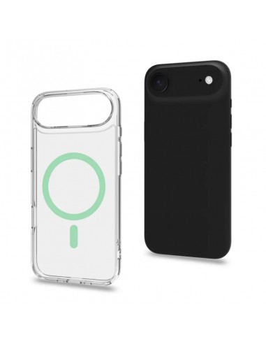 Celly GELSKINMAG Funda Transparente Magsafe Apple iPhone Air Verde