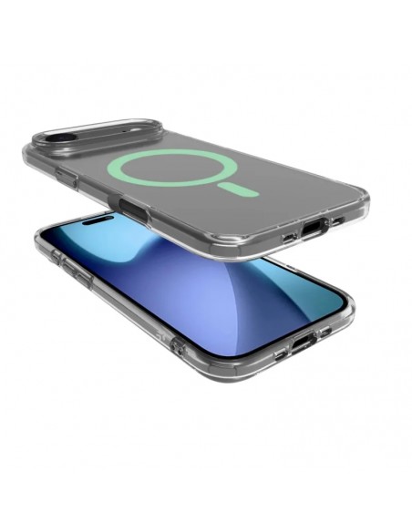 Celly GELSKINMAG Funda Transparente Magsafe Apple iPhone Air Verde