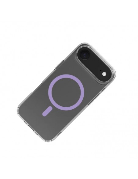 Celly GELSKINMAG Funda Transparente Magsafe Apple iPhone Air Violeta