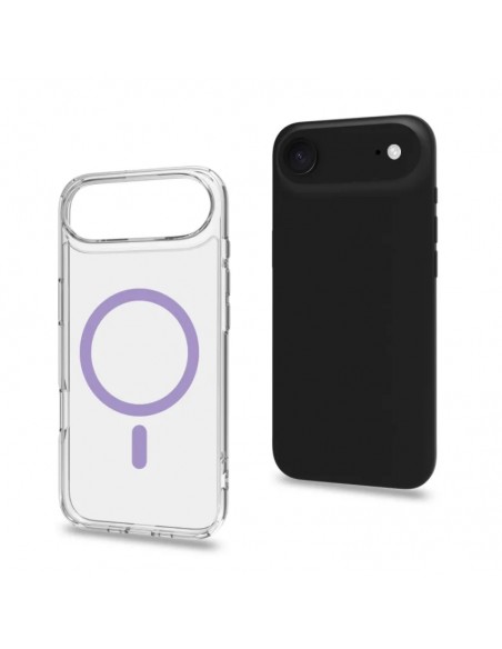 Celly GELSKINMAG Funda Transparente Magsafe Apple iPhone Air Violeta